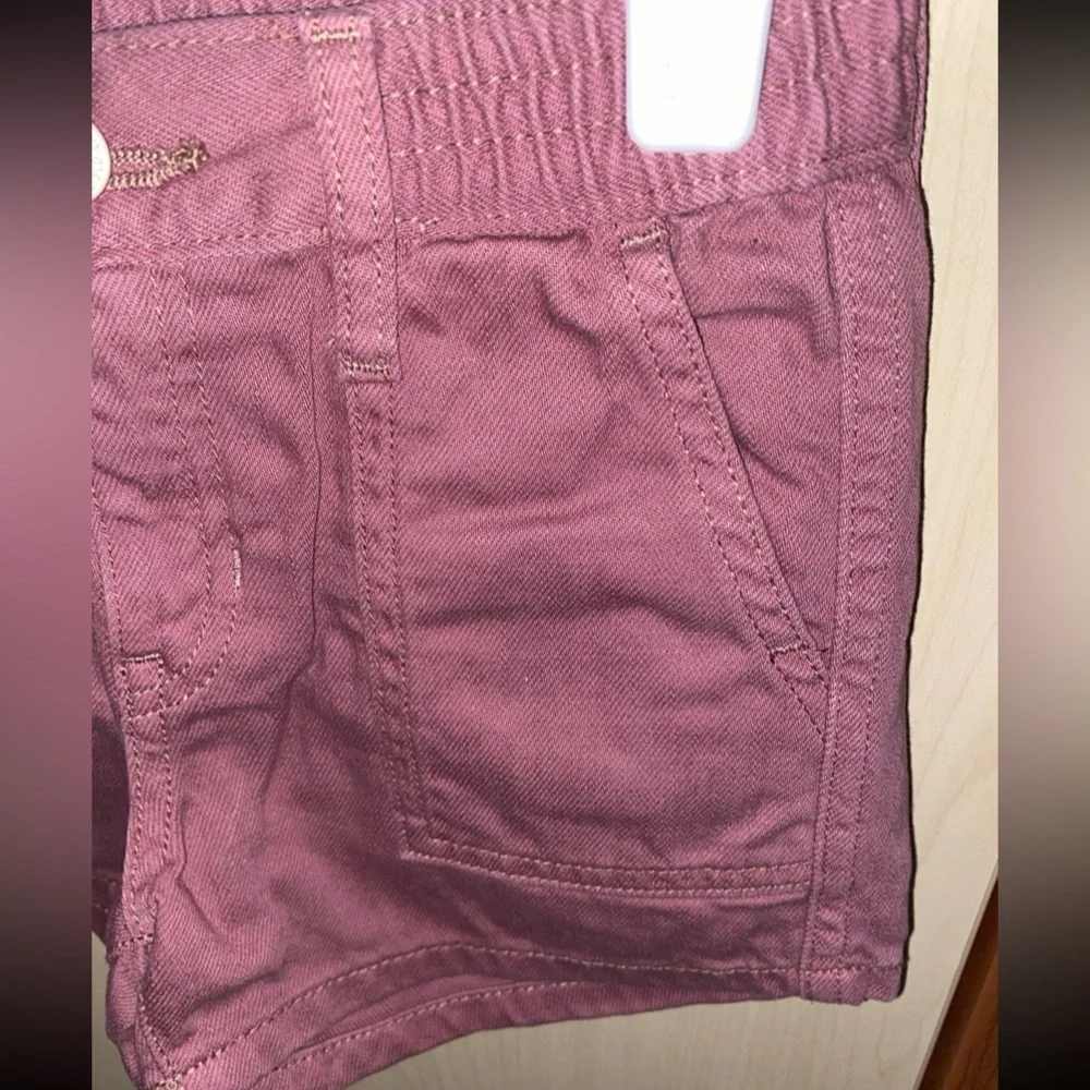 Old Navy Girls Utility Shorts Size 6 Burgundy Mauve